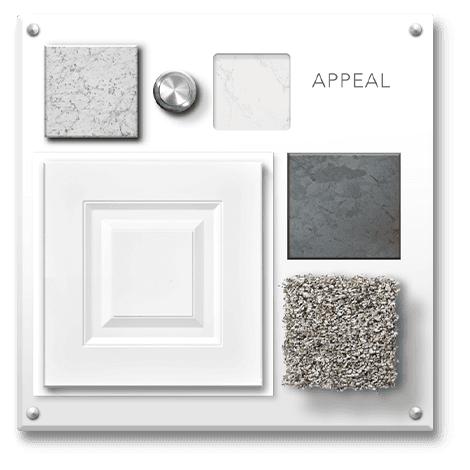 Underwhelming material samples shown in white