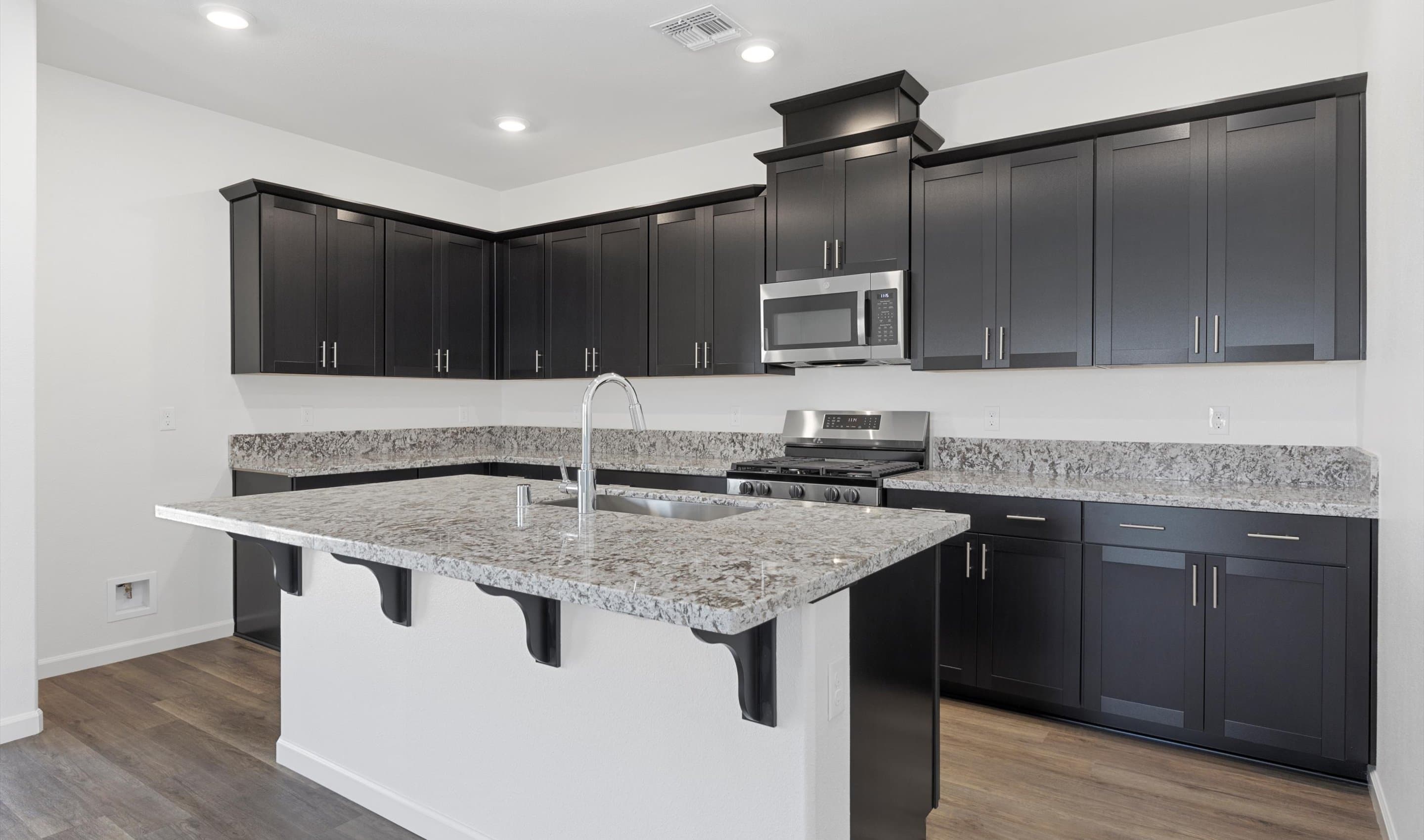 Kitchen with vast island