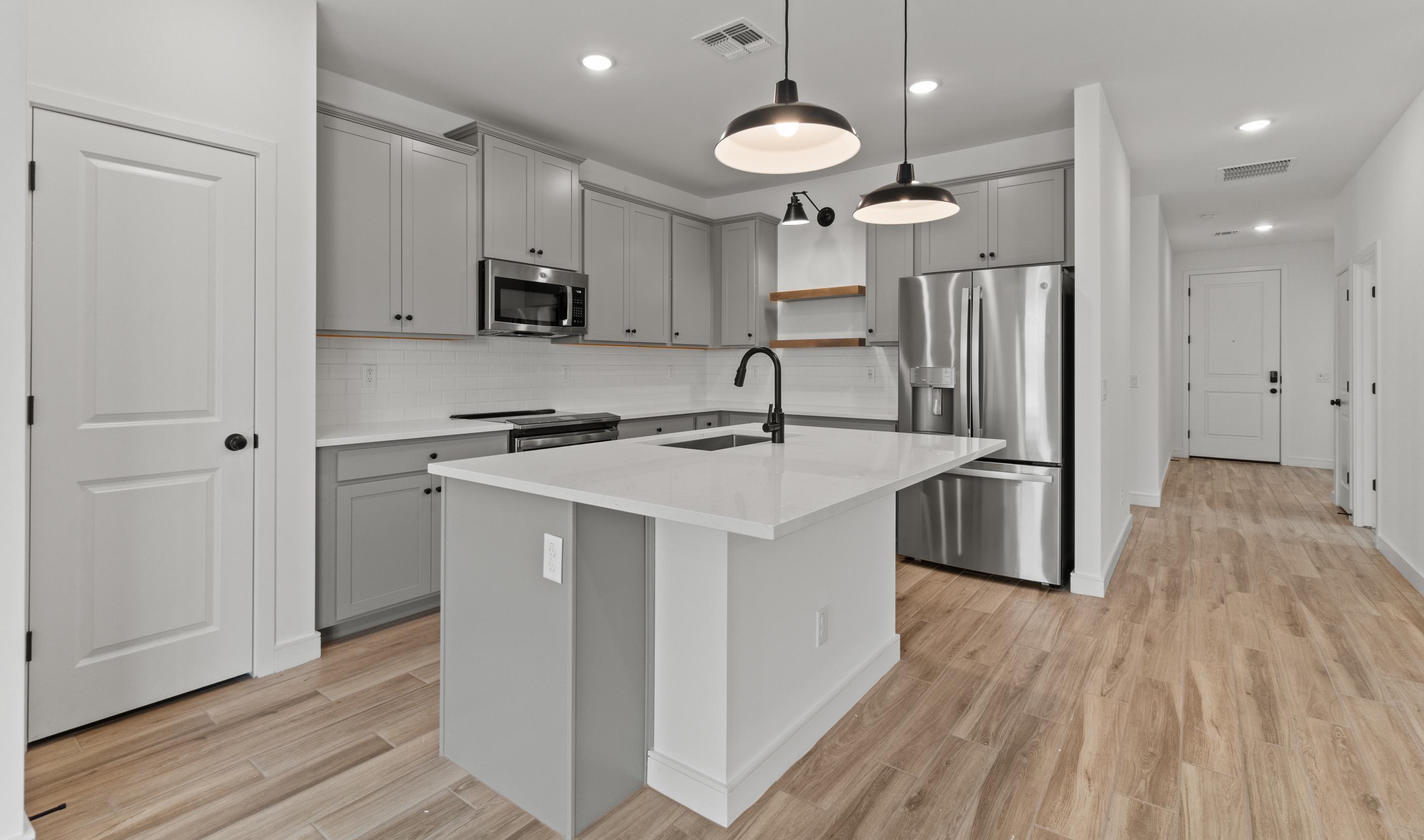Kitchen with vast island