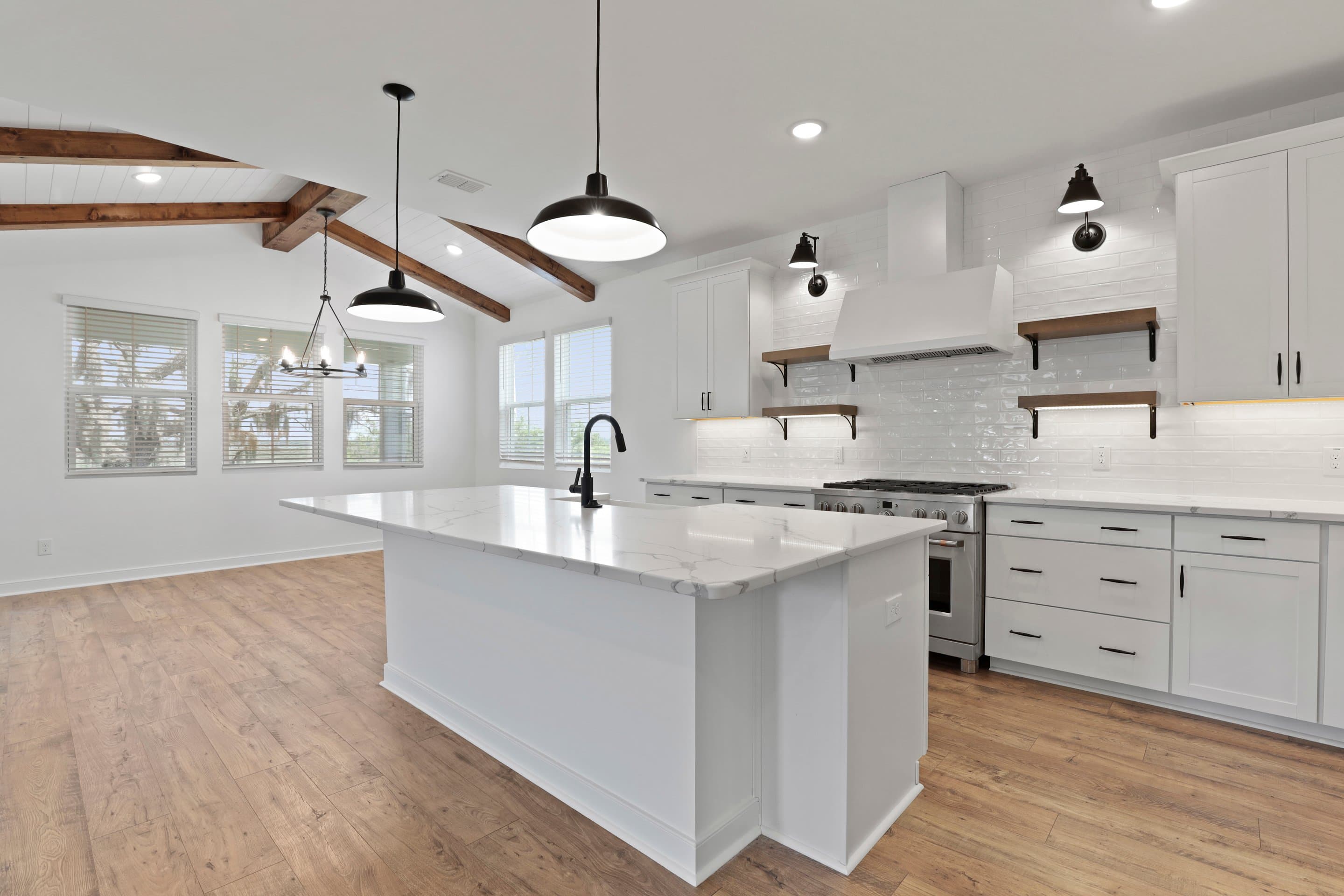 Kitchen with vast island