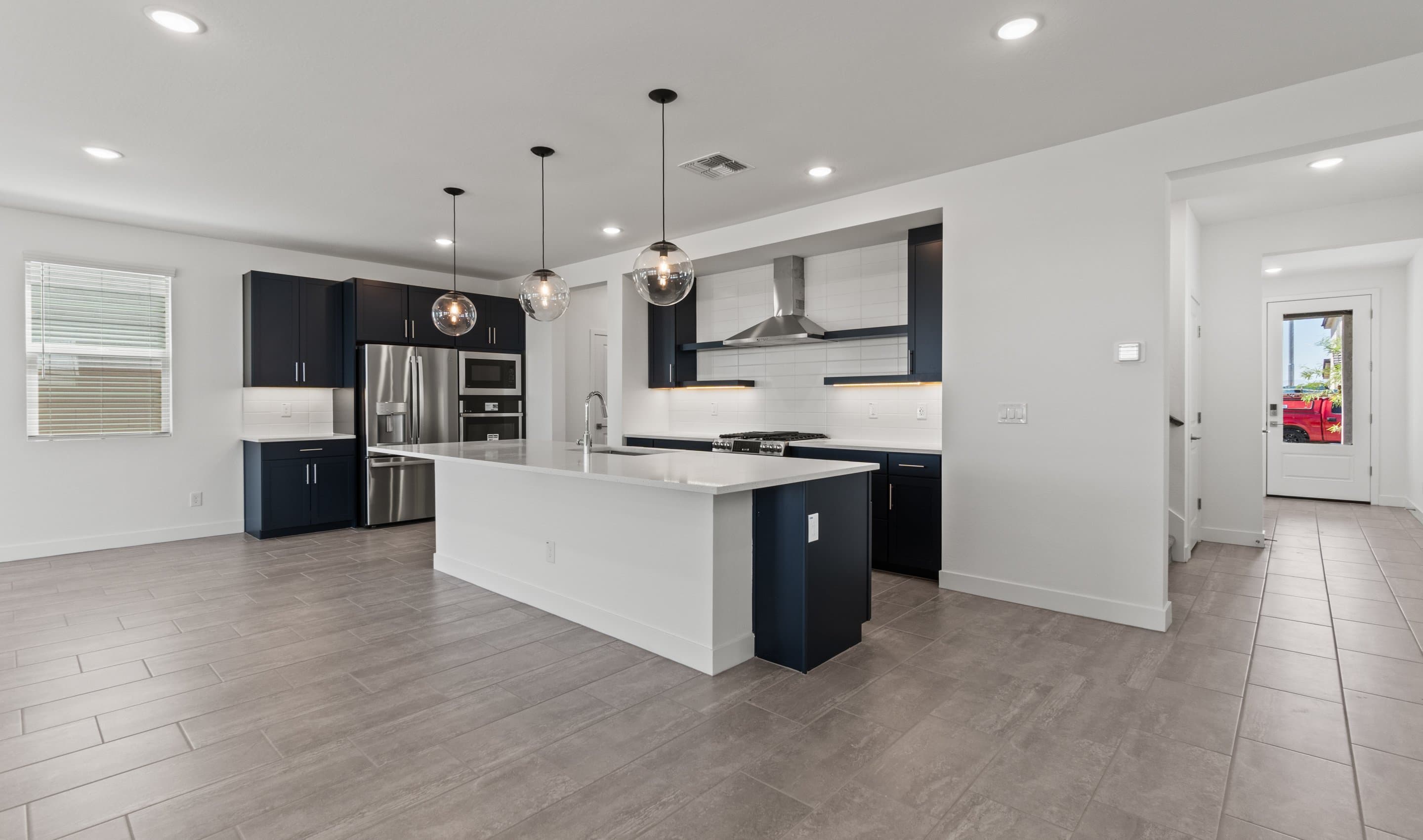 Kitchen with vast island