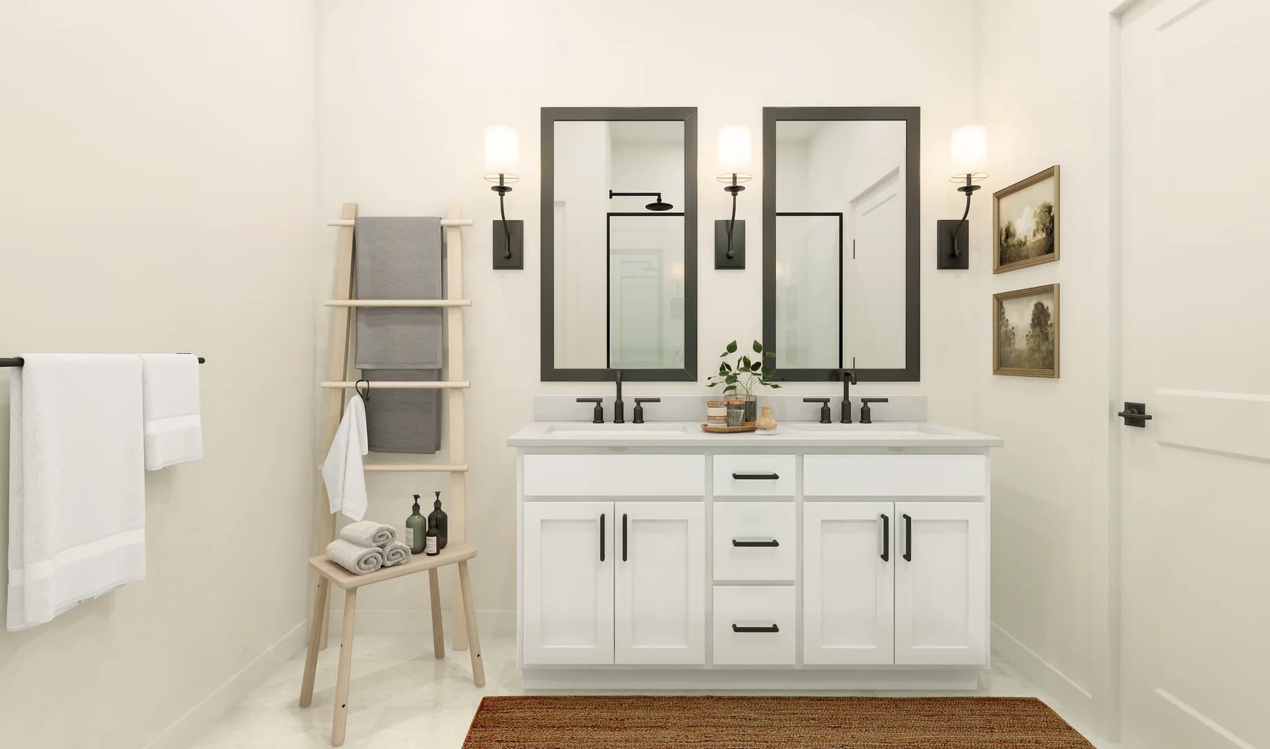 Sweet Pea Owner s Bath Farmhouse Palette 5 Ascend Industrial Farmhouse