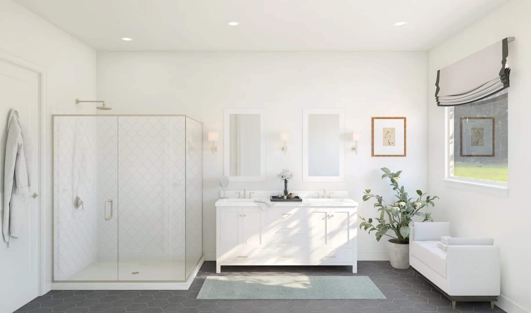 Barcelona Primary Bath Classic Palette 3 Level 2 Restoration Classic