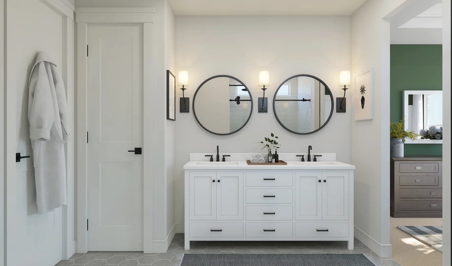 Heath Golf and Yacht VIllas Seagrove Primary Bath Farmhouse Palette 3 Level 2 Industrial Farmhouse