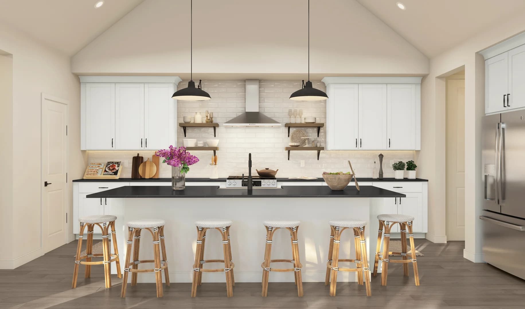 Stirling DFW_Timberbrook Estates_Stirling_Spec 1_Farmhouse European 3_Kitchen Farmhouse Level 1