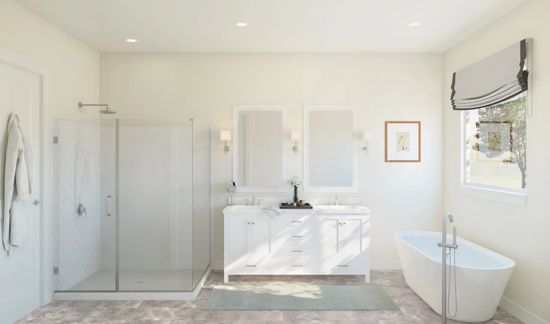 Barcelona Primary Bath Tub Classic Palette 3 Level 2 Restoration Classic