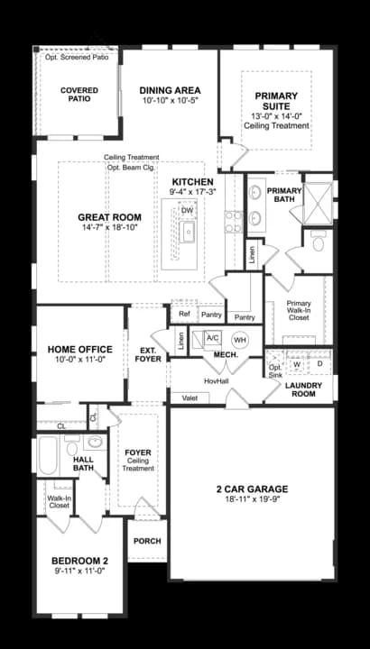 K. Hovnanian s Four Seasons at Kent Island Single Family Bernstein II First Floor