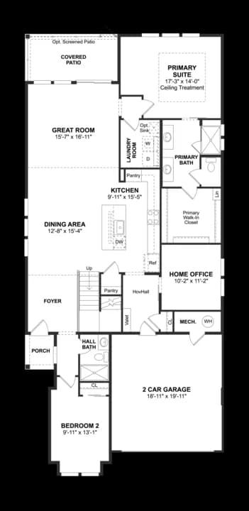 K. Hovnanian s Four Seasons at Kent Island Single Family Simone First Floor