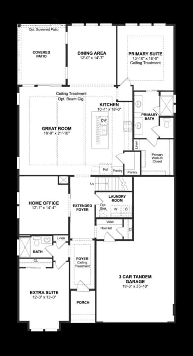 K. Hovnanian s Four Seasons at Kent Island Single Family Kerr First Floor