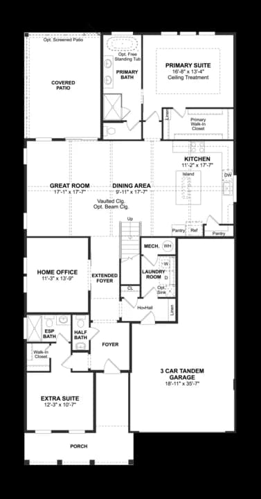 K. Hovnanian s Four Seasons at Kent Island Single Family Tuscaloosa First Floor