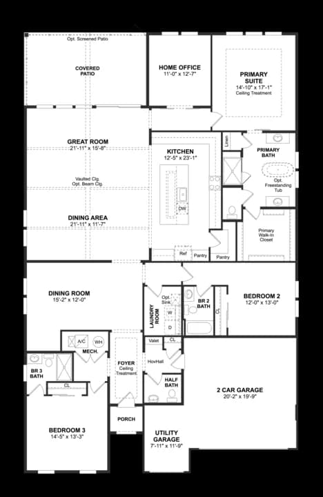 K. Hovnanian s Four Seasons at Kent Island Single Family Franklin First Floor