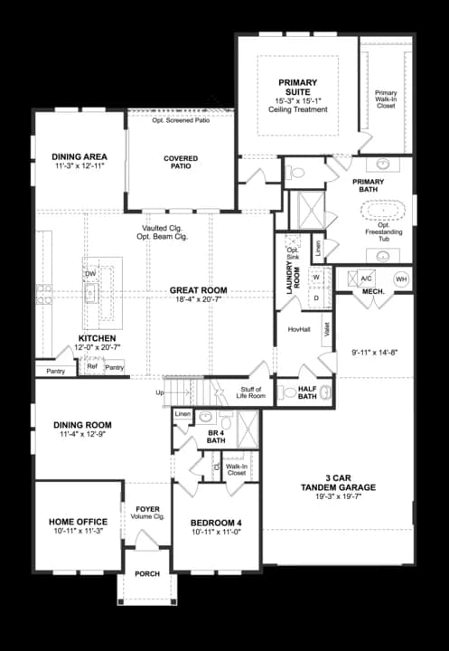 K. Hovnanian s Four Seasons at Kent Island Single Family Mykonos First Floor