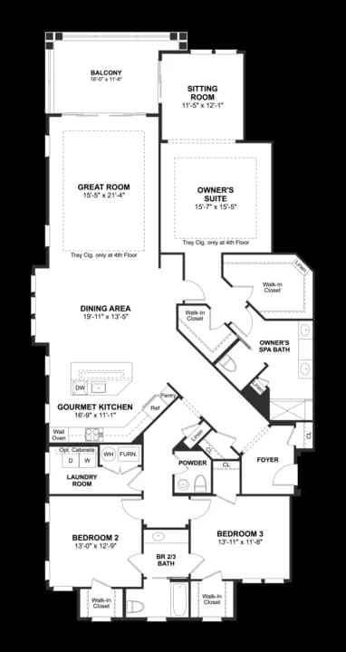 K. Hovnanian s Four Seasons at Kent Island Luxury Condos Severn First Floor