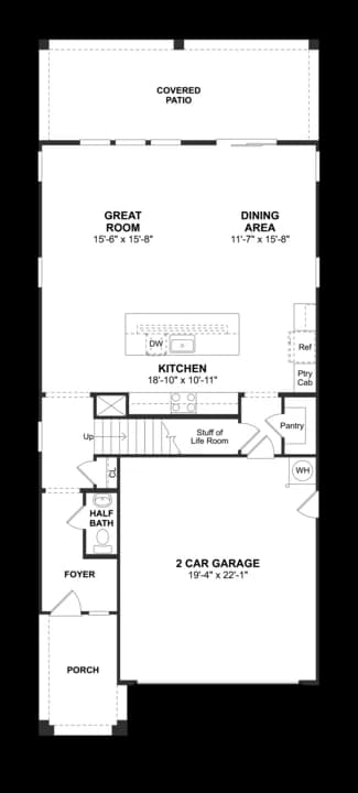 Manor at Legacy Place Avalon First Floor Level