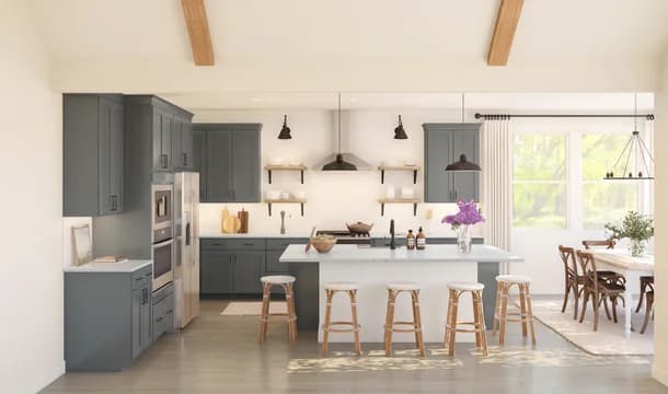 Barcelona Kitchen Farmhouse Palette 4 Level 1 European Farmhouse