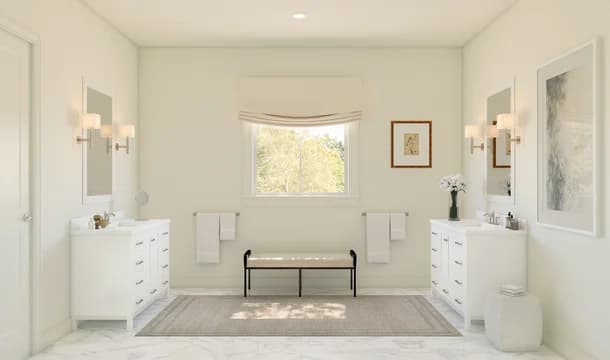 Four Seasons at Kent Island Mykonos Primary Bath Classic Palette 6 Level 3 Restoration