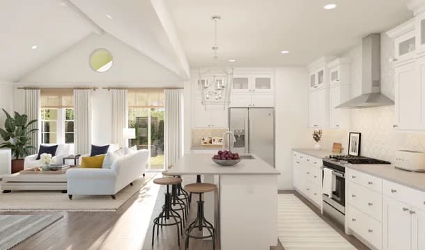 Egret Shores Pasadena Kitchen Classic Palette 3 Level 1 Coastal Classic