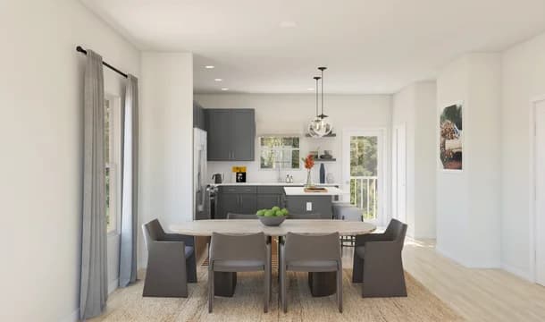 132342 Ascend at Liberty Run Forsythia Dining Area Loft Palette 2 Ascend Color - Loft