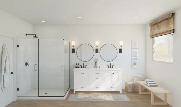 Barcelona Primary Bath Farmhouse Palette 4 Level 1 Fresh Farmhouse