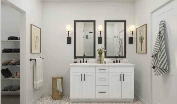 Caldwell Lakes Azalea II Primary Bath Farmhouse Palette 2 Ascend Fresh Farmhouse