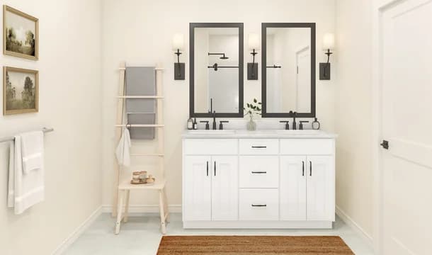 Passionflower II Primary Bath Farmhouse Palette 5 Ascend Industrial Farmhouse