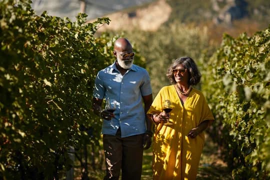 Couple in Vineyard