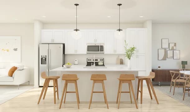 Aspire at Wilderness Shores Greenwich Kitchen Loft Palette 1 Aspire Neutral Loft