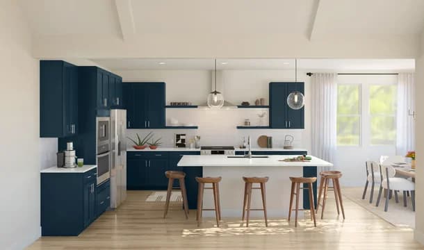 Barcelona Kitchen Loft Palette 2 Level 1 Coastal Loft