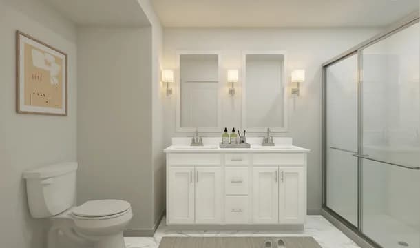 Greenwich Primary Bath Loft Palette 2 Aspire Neutral Loft