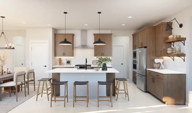 Oakberry Trails Silver Maple Kitchen Farmhouse Palette 6 Level 1 Farmhouse Rustic Refined