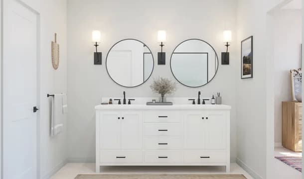 Oakberry Trails Silver Maple Primary Bath Farmhouse Palette 6 Level 1 Farmhouse Rustic Refined