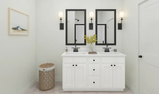 Aspire at Oregon Town Center Sweet Pea Primary Bath Farmhouse Palette 1 Aspire Traditional Farmhouse