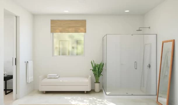 Palo Verde Joshua Landing Amadora Primary Bath 2 Loft Level 1 Black and White Loft