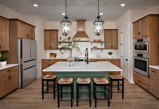 Edgewood Villas Pasadena Kitchen Farmhouse Palette 2 Level
