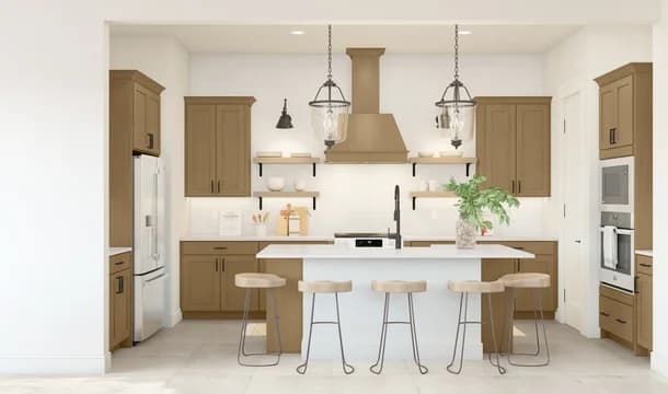 Pasadena Kitchen Farmhouse Palette 6 Level 2 Industrial Farmhouse