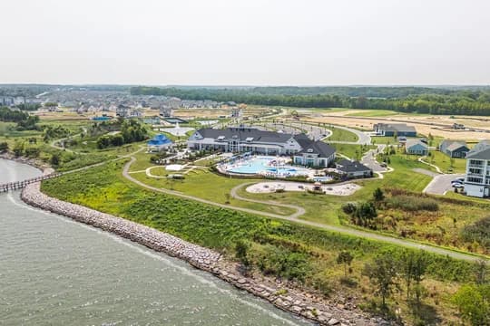 Four Seasons at Kent Island Clubhouse aerial
