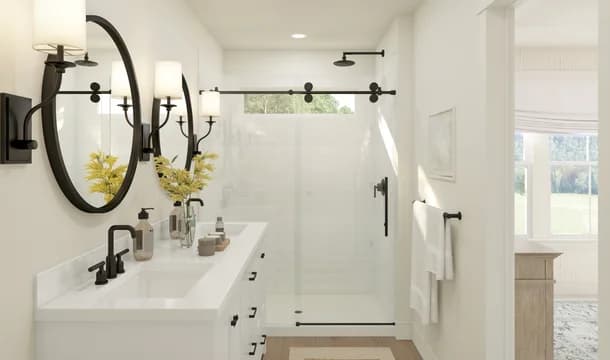 The Grove at Jackson Village Cape May Primary Bath Farmhouse Palette 4 Level 2 Traditional Farmhouse