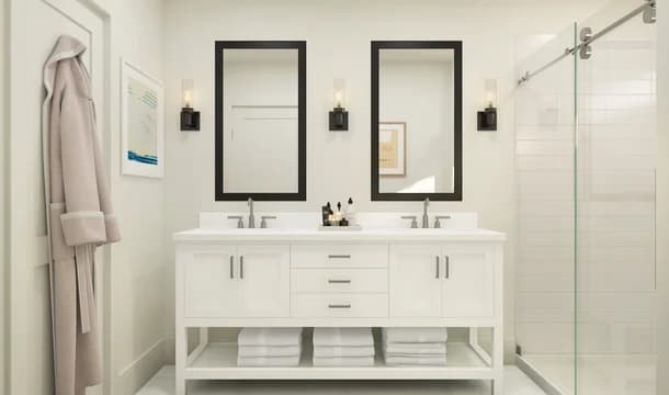 The Grove at Jackson Village Cape May Primary Bath Loft Palette 1 Level 2 Coastal Loft