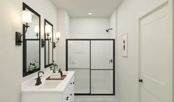 Aspire at Davis Ranch Adriatic Primary Bath Farmhouse Palette 1 Aspire Industrial Farmhouse