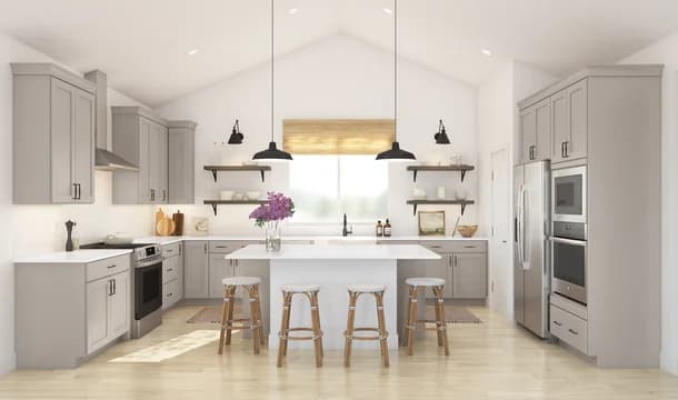 Tucson Kitchen Farmhouse Palette 1 Level 1 European Farmhouse