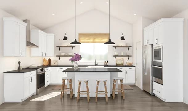 Tucson Kitchen Farmhouse Palette 3 Level 1 European Farmhouse