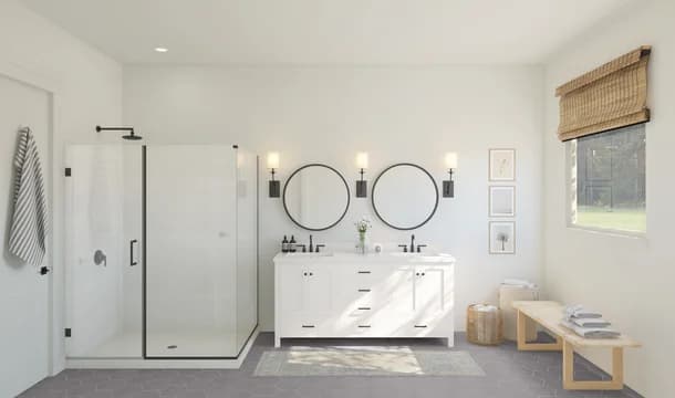 Tacoma Primary Bath Farmhouse Palette 3 Level 2 Fresh Farmhouse