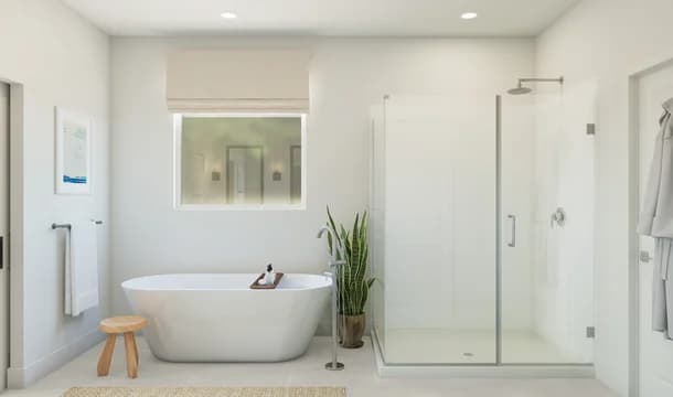 Barcelona Primary Bath Tub Loft Palette 4 Level 1 Coastal Loft