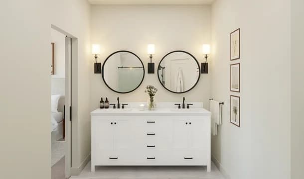 Blueberry Ash Primary Bath Plus Farmhouse Palette 1 Level 1 Fresh Farmhouse