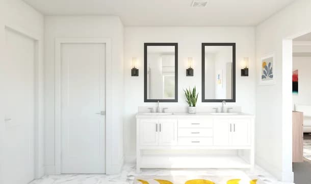 Oakwood at New Hampstead Macon II Primary Bath Loft Palette 6 Level 1 Color Loft