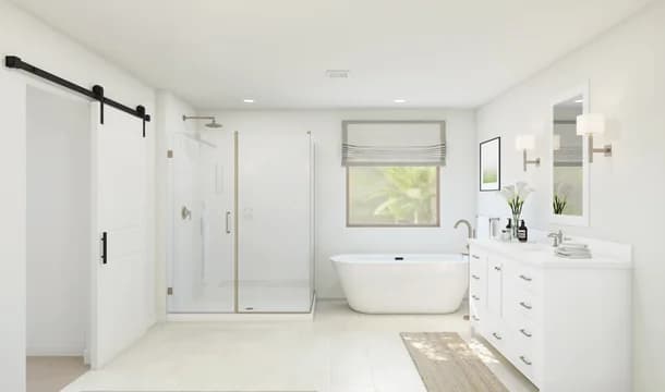 Hampton Primary Bath Tub Classic Palette 6 Level 1 Modern Classic