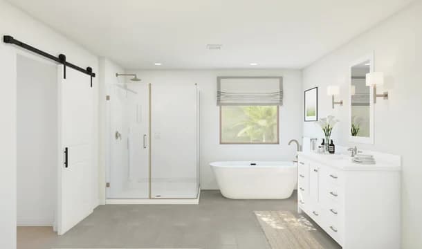 Hampton Primary Bath Tub Classic Palette 4 Level 1 Modern Classic