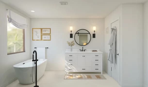 Hampton Primary Bath Tub Farmhouse Palette 6 Level 1 Traditional Farmhouse