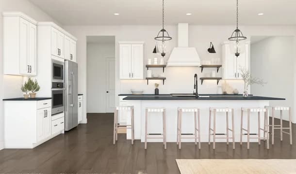 Mariposa Aegean Kitchen Farmhouse Palette 3 Level 2 Coastal Farmhouse