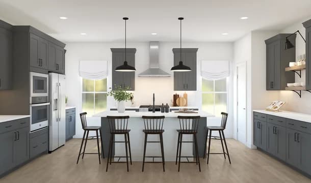 Cape May Kitchen Farmhouse Palette 4 Level 1 Traditional Farmhouse